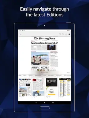 The Mercury News e-Edition android App screenshot 3