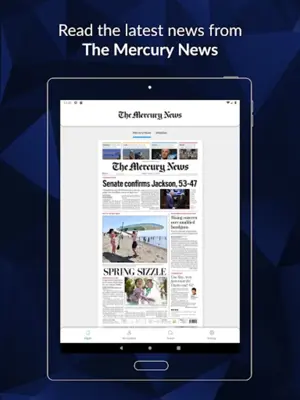 The Mercury News e-Edition android App screenshot 4