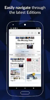 The Mercury News e-Edition android App screenshot 8